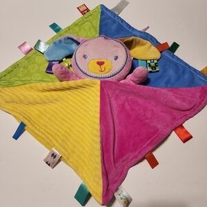 Taggies bunny colorful lovey plush toy
